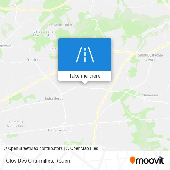 Mapa Clos Des Charmilles