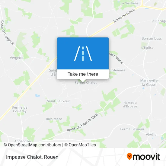 Impasse Chalot map