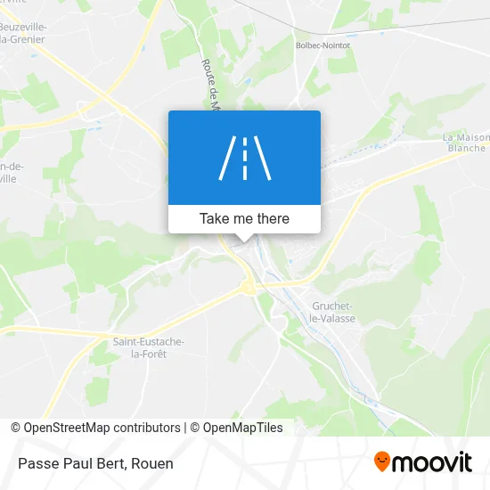 Passe Paul Bert map