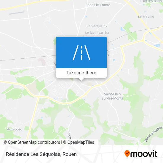 Résidence Les Séquoias map