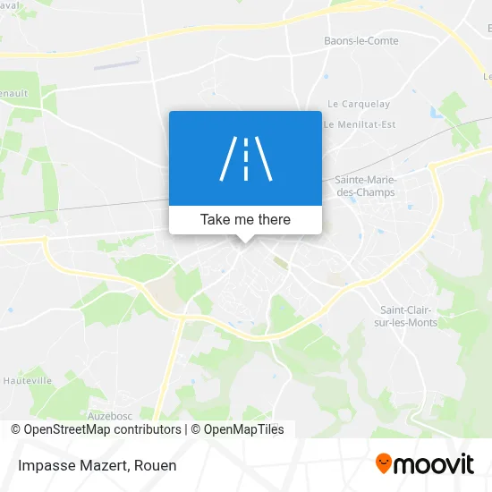 Impasse Mazert map