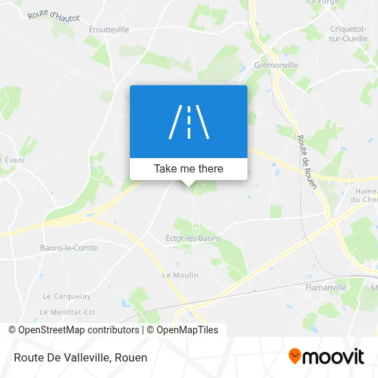 Route De Valleville map