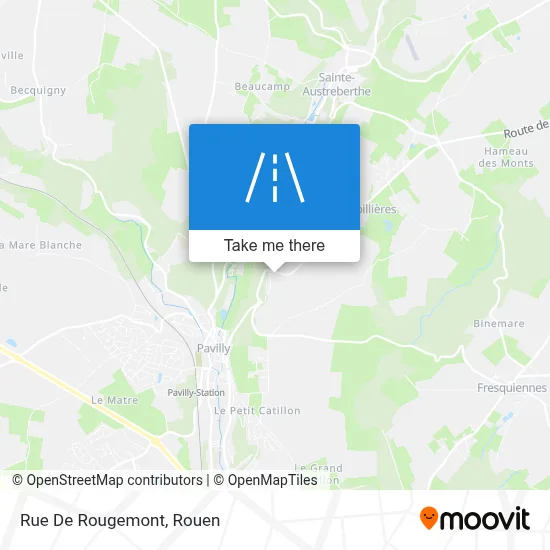 Rue De Rougemont map