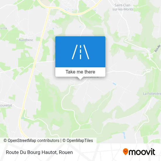 Route Du Bourg Hautot map