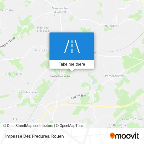 Impasse Des Fredures map
