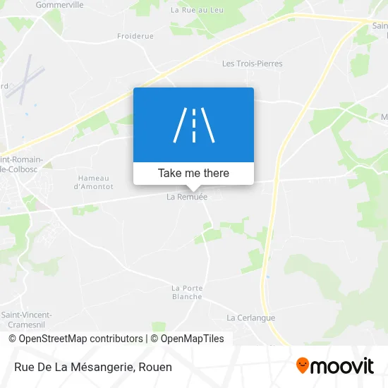 Rue De La Mésangerie map