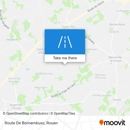 Route De Bornambusc map
