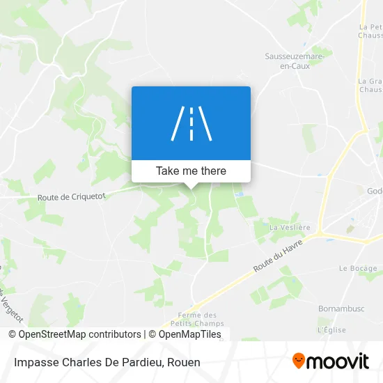 Impasse Charles De Pardieu map