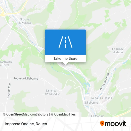 Impasse Ondine map