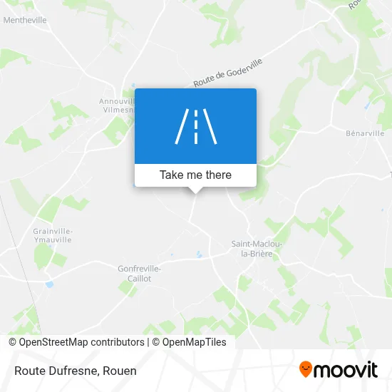 Route Dufresne map