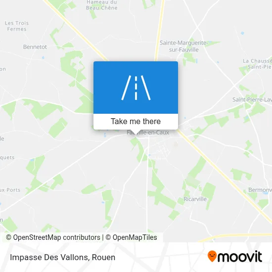 Impasse Des Vallons map