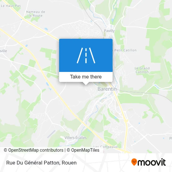 Rue Du Général Patton map