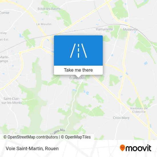 Voie Saint-Martin map