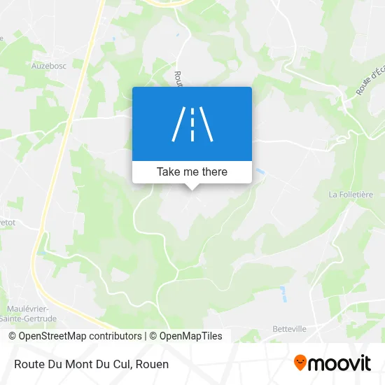 Route Du Mont Du Cul map