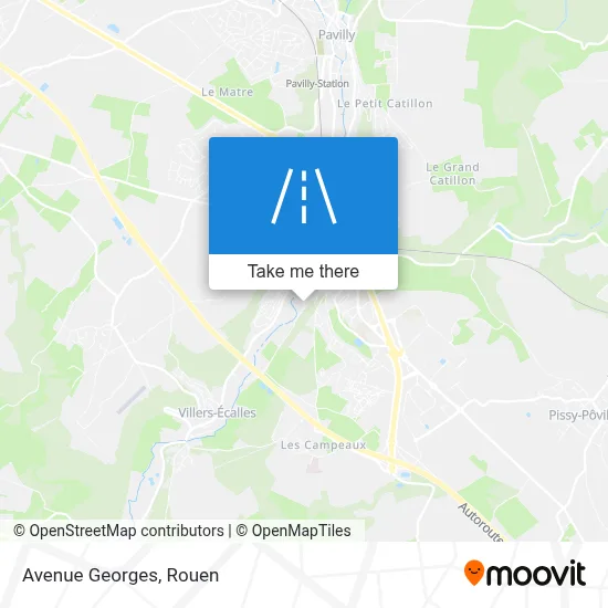 Avenue Georges map