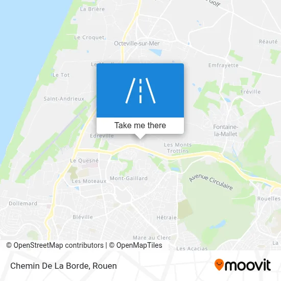 Chemin De La Borde map