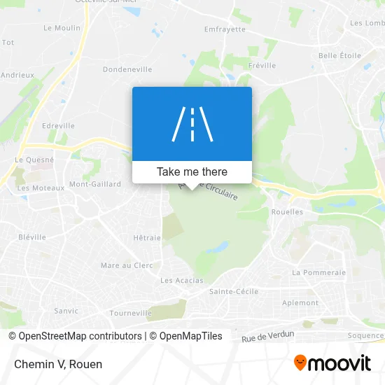 Chemin V map