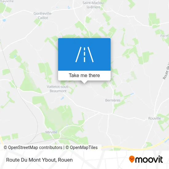 Route Du Mont Ybout map