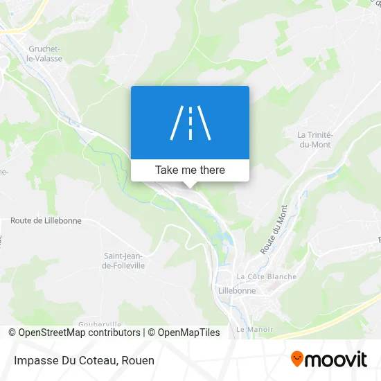 Impasse Du Coteau map