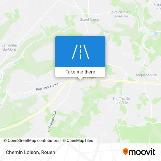 Chemin Loison map