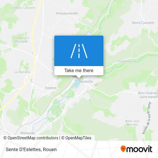 Sente D'Eslettes map