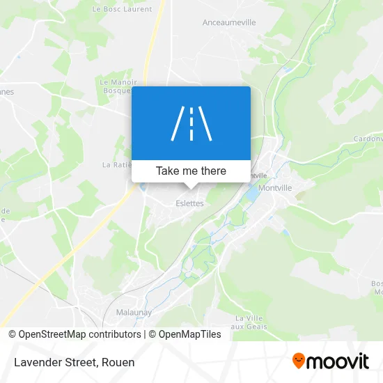 Rue De La Lavande map