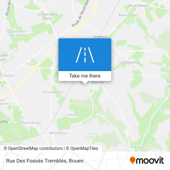 Rue Des Fossés Tremblés map