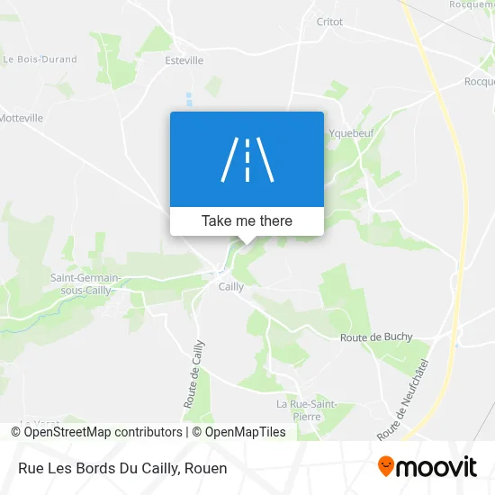 Rue Les Bords Du Cailly map