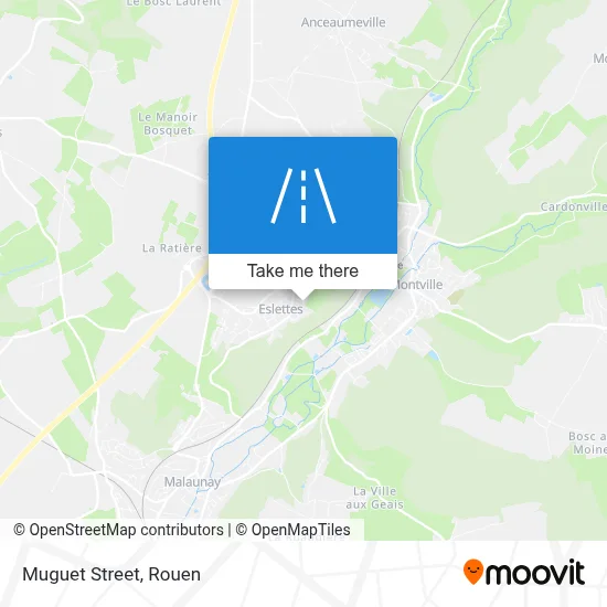 Mapa Rue Du Muguet