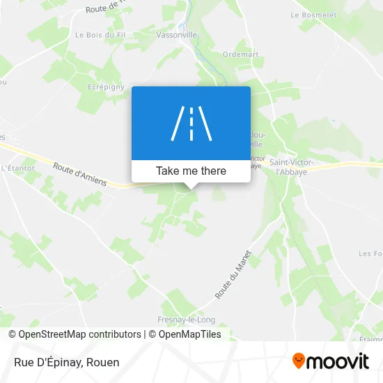 Rue D'Épinay map