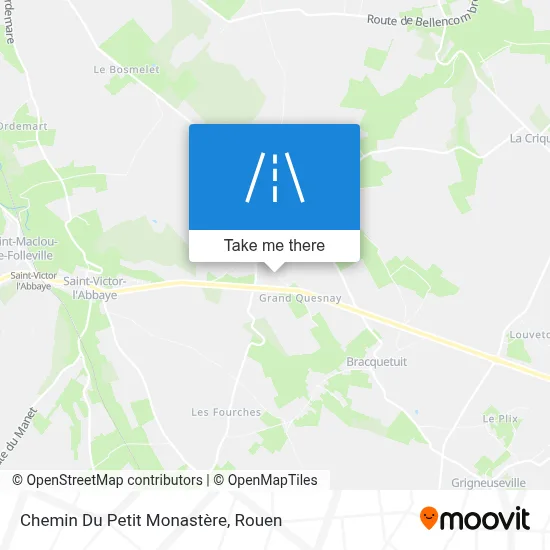 Chemin Du Petit Monastère map