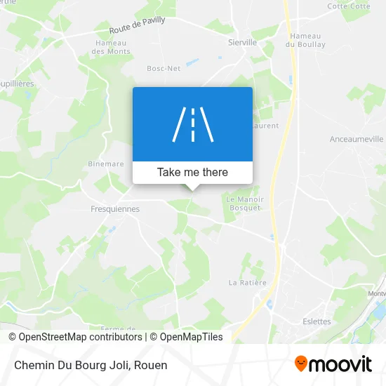 Chemin Du Bourg Joli map