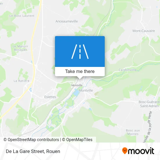 Mapa Rue De La Gare