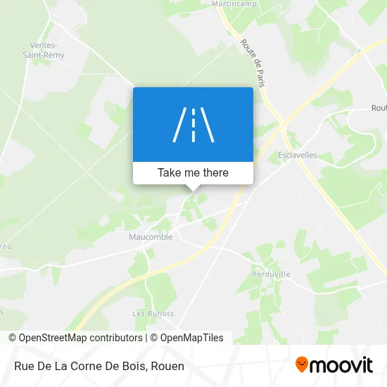 Rue De La Corne De Bois map
