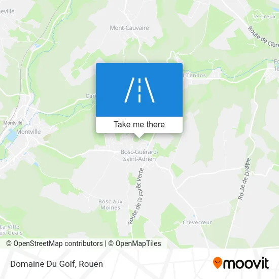 Domaine Du Golf map