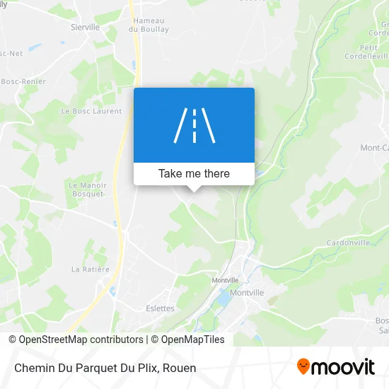Chemin Du Parquet Du Plix map