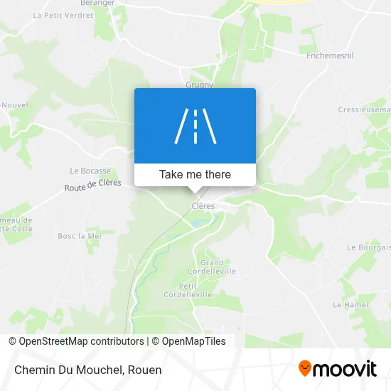 Mapa Chemin Du Mouchel