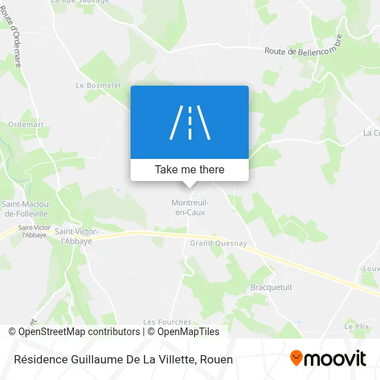 Résidence Guillaume De La Villette map