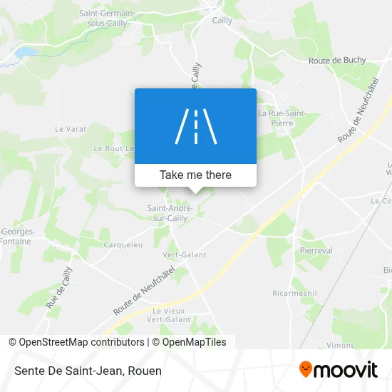 Sente De Saint-Jean map