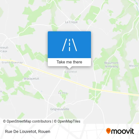 Mapa Rue De Louvetot