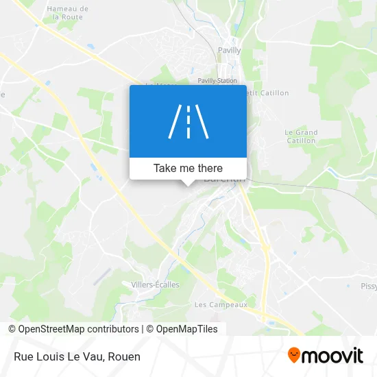 Rue Louis Le Vau map