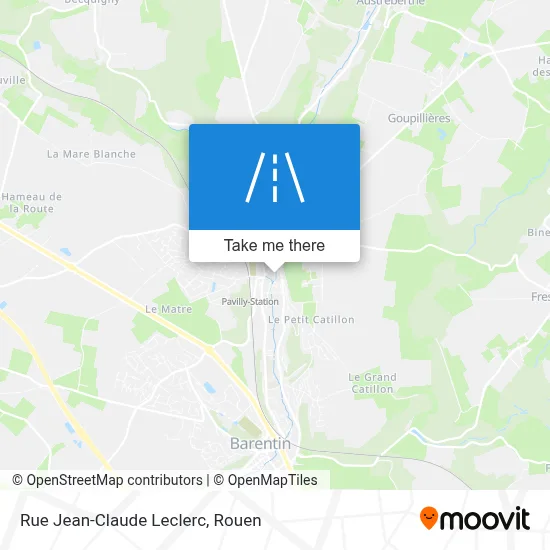 Rue Jean-Claude Leclerc map