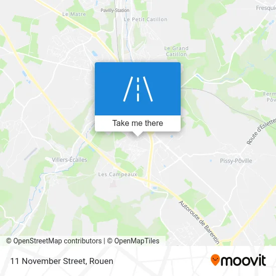 Mapa Rue Du 11 Novembre