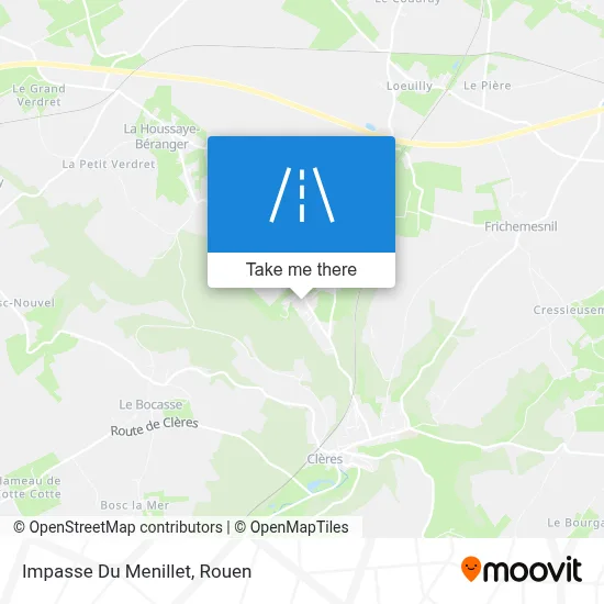 Impasse Du Menillet map