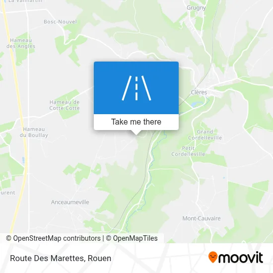 Route Des Marettes map
