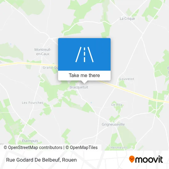 Rue Godard De Belbeuf map