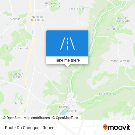 Route Du Chouquet map