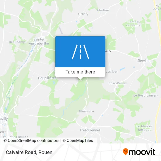 Chemin Du Calvaire map