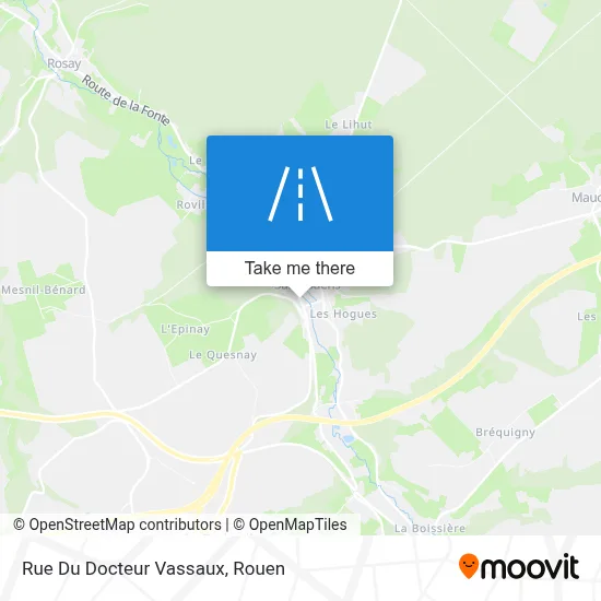 Mapa Rue Du Docteur Vassaux