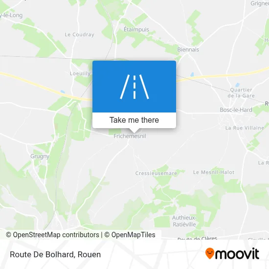 Route De Bolhard map